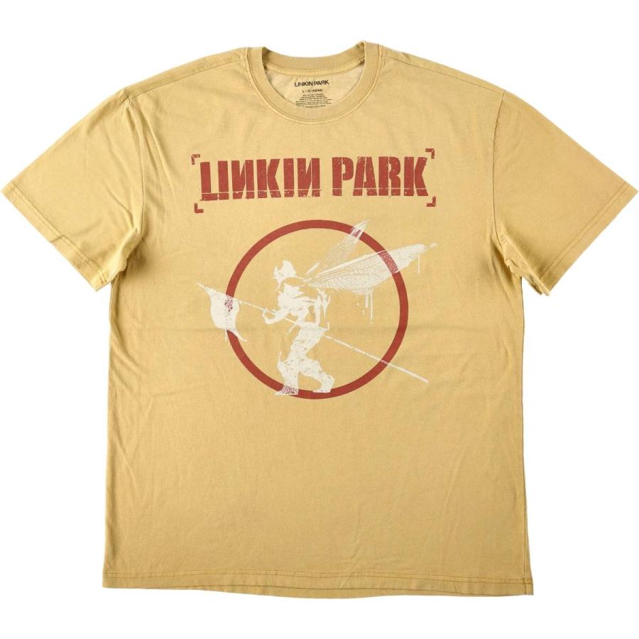 古着 LINKIN PARK リンキンパーク バンドTシャツ バンT メンズL相当 /eaa657890