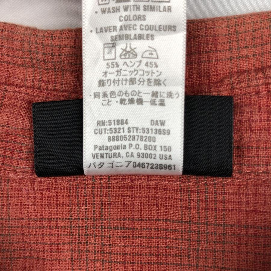 古着 パタゴニア Patagonia 53136S9 チェック柄 半袖 コットン×ヘンプシャツ ボックスシャツ メンズXL相当/eaa659111 patagonia（パタゴニア） 古着 Patagonia 53136S9 チェック柄 半袖