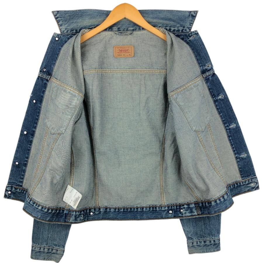 古着 90年代 リーバイス Levi's 70500-0489 ユーロモデル デニムジャケット Gジャン メンズXL相当 ヴィンテージ/eaa659542 Levi's（リーバイス） 古着 90年代 Levi's 70500-0489 ユーロモデル