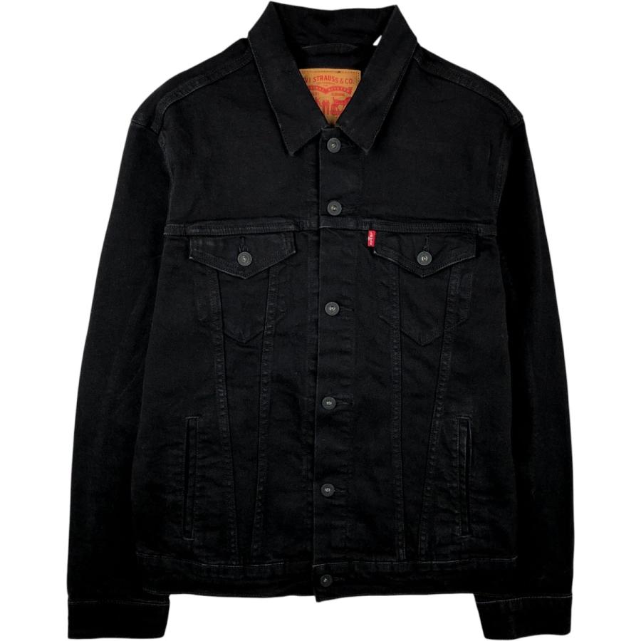 古着 リーバイス Levi's ブラック デニムジャケット Gジャン メンズL相当/eaa659558 Levi's（リーバイス） 古着 ブラック デニムジャケット Gジャン メンズ