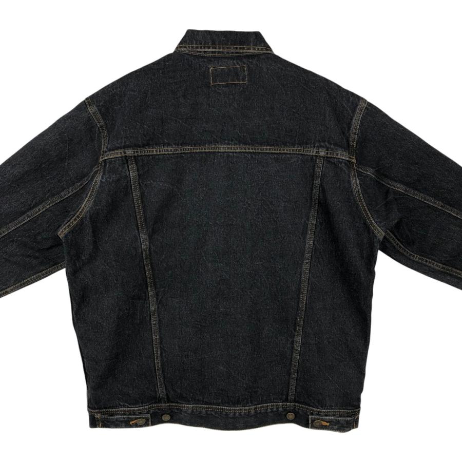 Wrangler ブラック ジャケット Wrangler（ラングラー） 古着 Wrangler RUGGED WEAR ブラック デニム