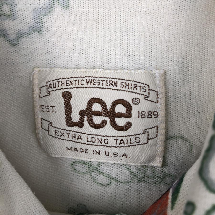 リアン（CHAUMET） 古着 70~80年代 リー Lee 総柄 長袖 ウエスタン