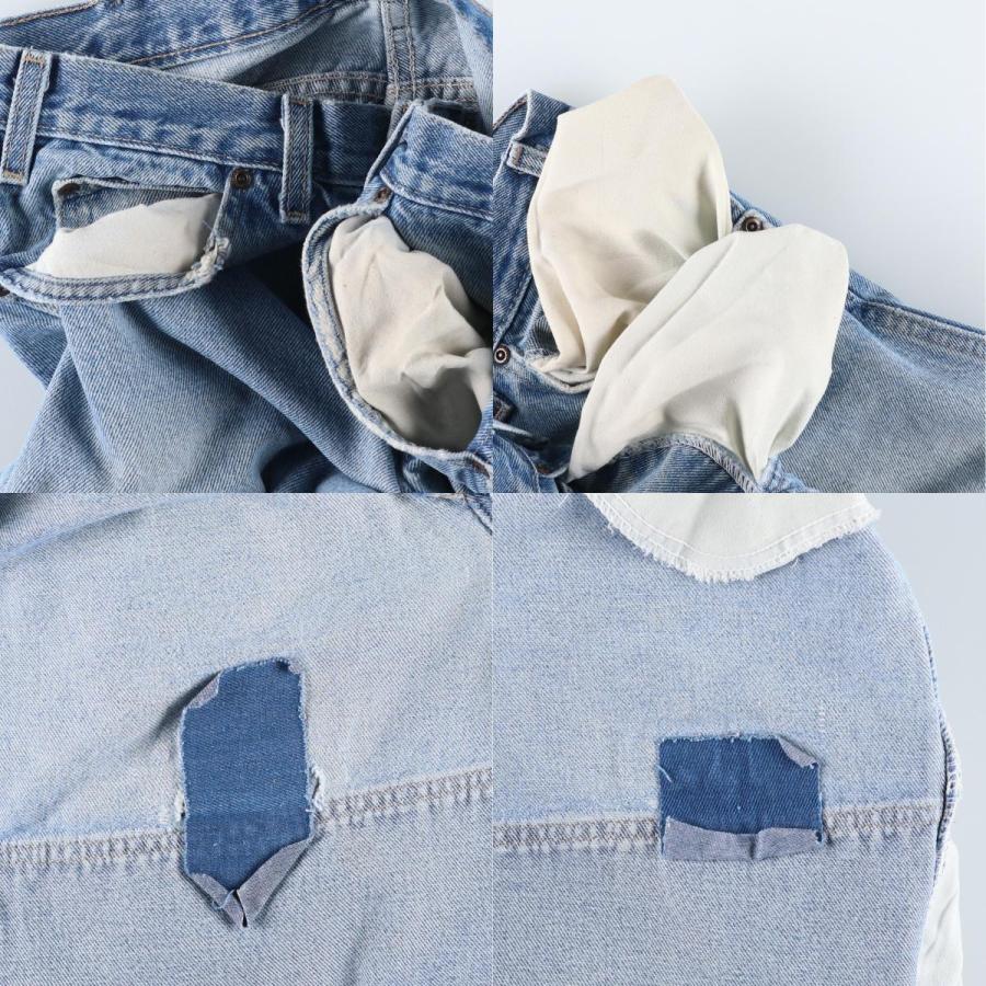 古着 ディッキーズ Dickies RELAXED FIT ダブルニー デニムパンツ メンズw32相当/eaa661034 Dickies（ディッキーズ） 古着 Dickies RELAXED FIT ダブルニー デニム