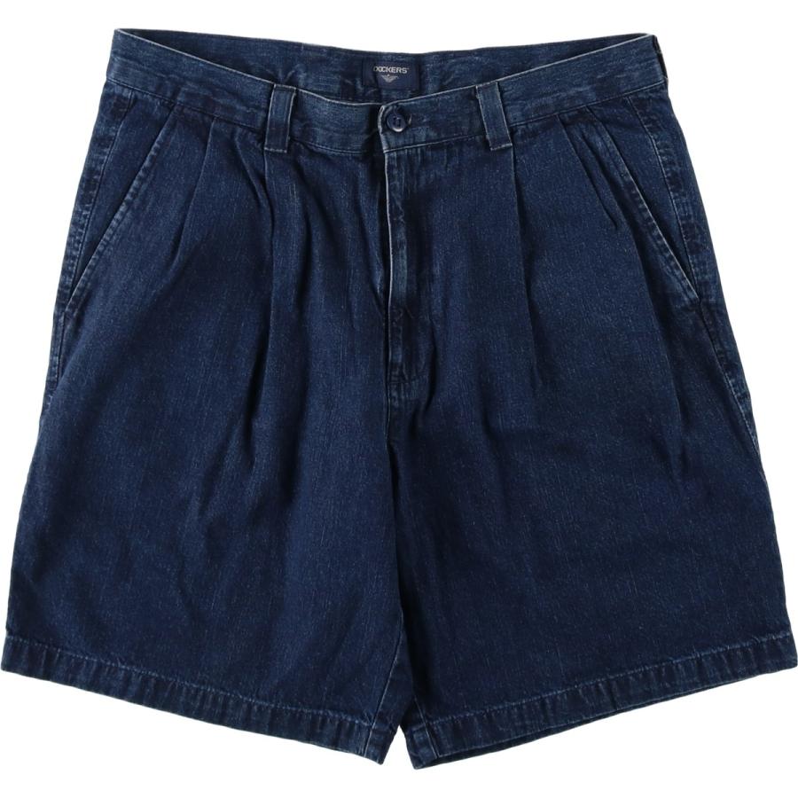 古着 00年代 ドッカーズ DOCKERS ツータック デニムショーツ ショート