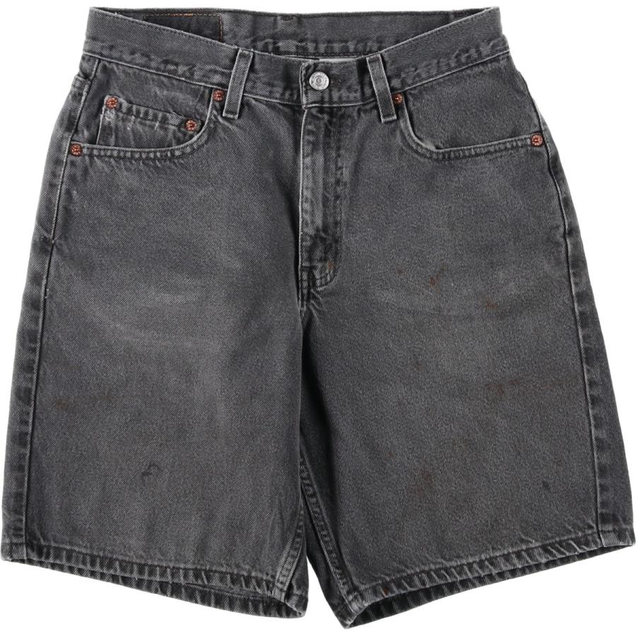 古着 00年代 リーバイス Levi's 550 RELAXED FIT ブラックデニムショーツ ショートパンツ メンズw30相当/eaa661896 Levi's（リーバイス） 古着 00年代 Levi's 550 RELAXED FIT ブラック