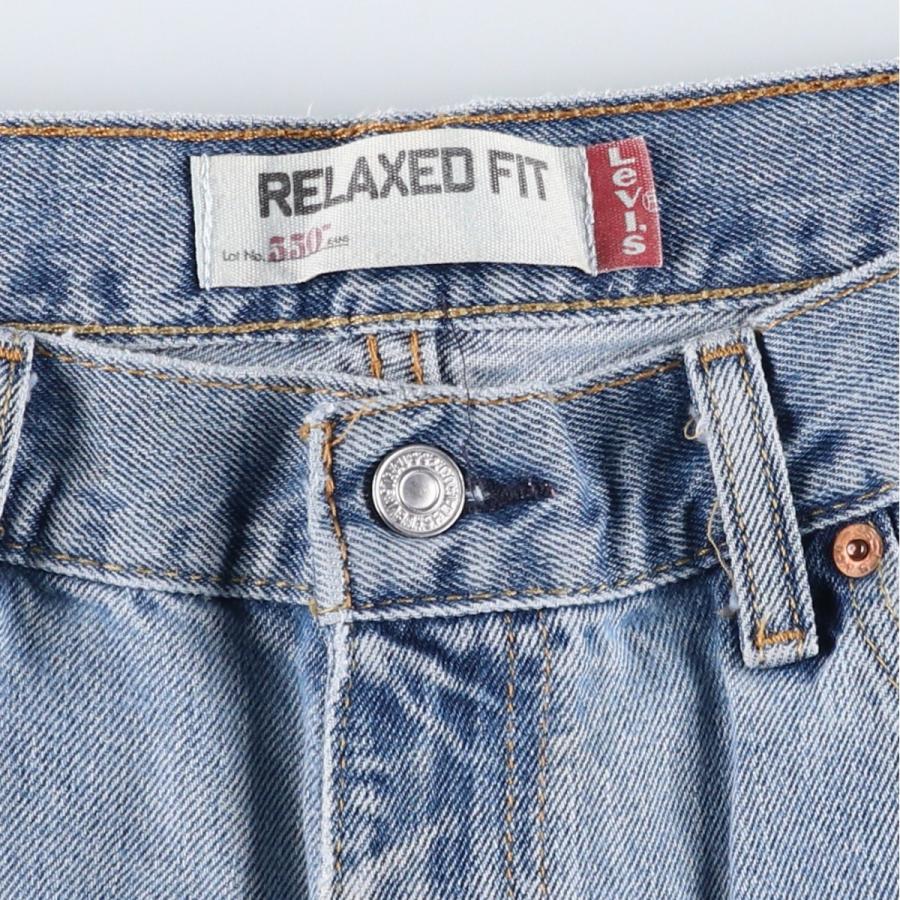 古着 リーバイス Levi's 550 RELAXED FIT テーパードデニムパンツ メンズw33相当/eaa663154 Levi's（リーバイス） 古着 Levi's 550 RELAXED FIT テーパードデニム
