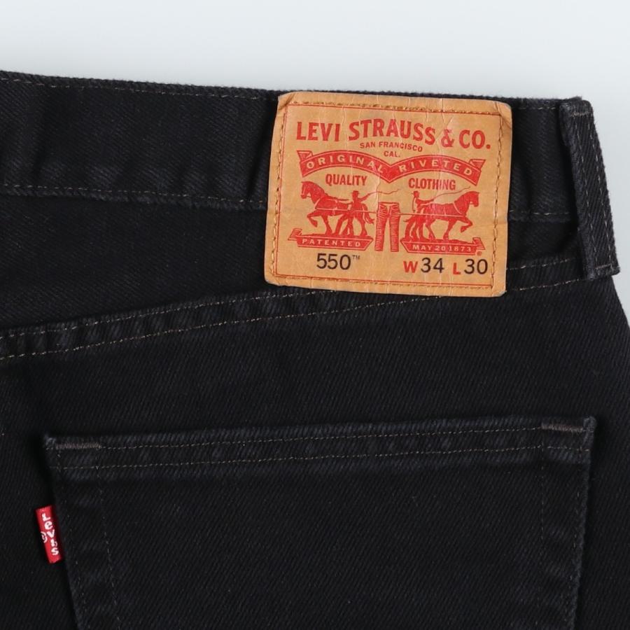 Levi's（リーバイス） 古着 Levi's 550 ブラックデニム テーパード