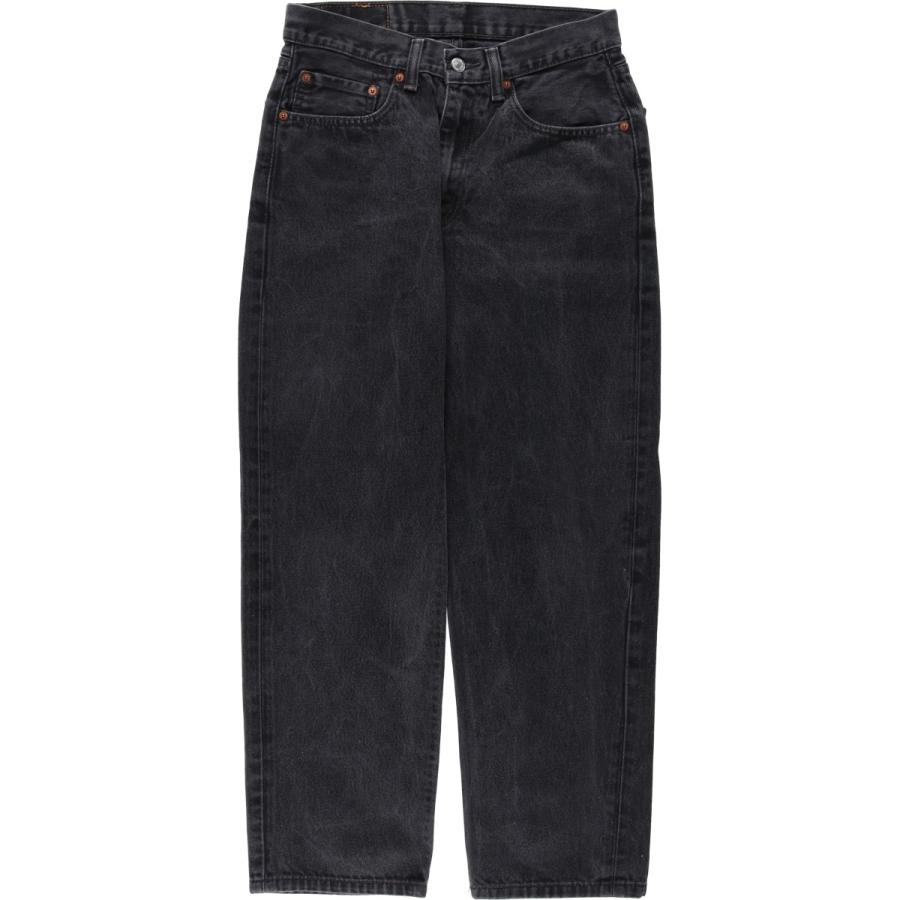 古着 リーバイス Levi's 550 ブラックデニム テーパードデニムパンツ メンズw30相当/eaa663159 Levi's（リーバイス） 古着 Levi's 550 ブラックデニム テーパード