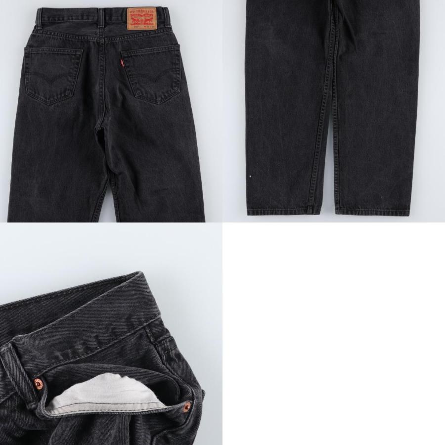 Levi's（リーバイス） 古着 Levi's 550 ブラックデニム テーパード