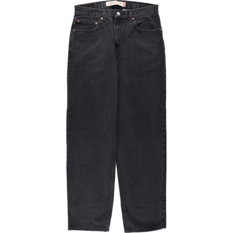古着 リーバイス Levi's 550 RELAXED FIT ブラックデニム テーパードデニムパンツ メンズw31相当/eaa663167 Levi's（リーバイス） 古着 Levi's 550 RELAXED FIT ブラックデニム