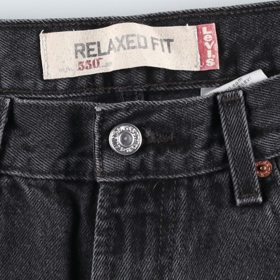 Levi's（リーバイス） 古着 Levi's 550 RELAXED FIT ブラックデニム
