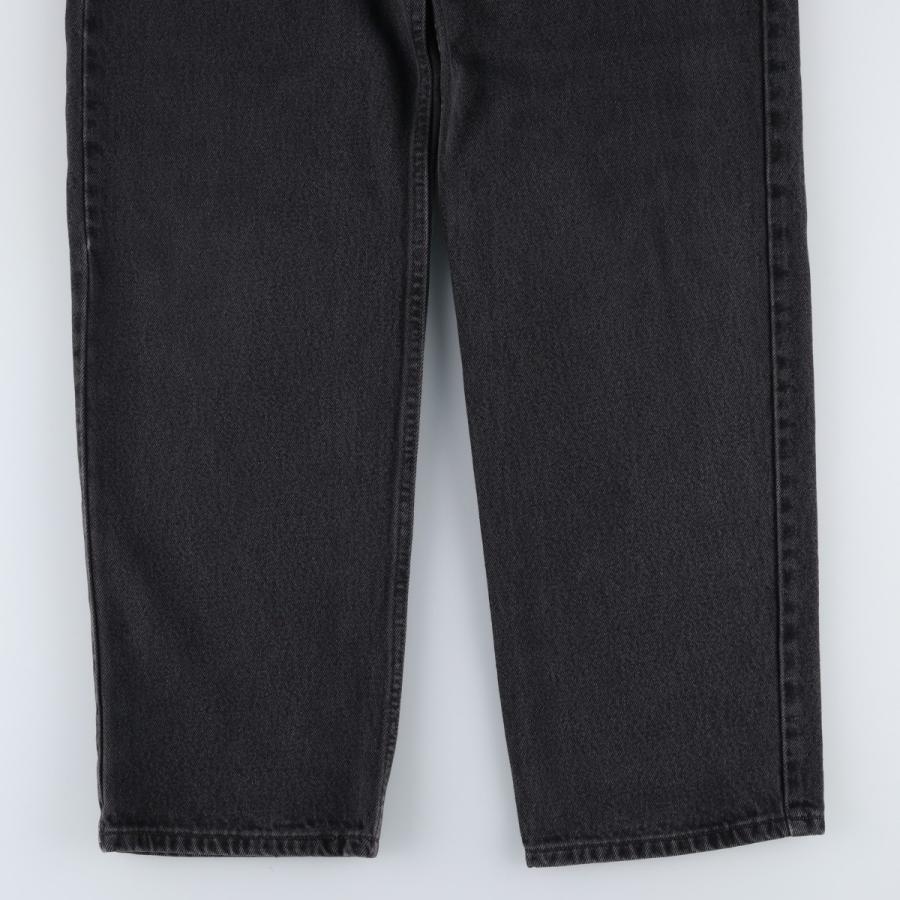 古着 リーバイス Levi's 550 RELAXED FIT ブラックデニム テーパードデニムパンツ メンズw32相当/eaa663166 Levi's（リーバイス） 古着 Levi's 550 RELAXED FIT ブラックデニム