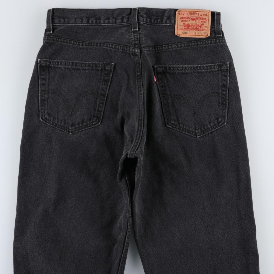 Levi's（リーバイス） 古着 Levi's 550 RELAXED FIT ブラックデニム