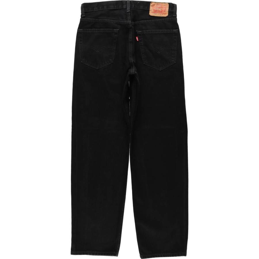 古着 リーバイス Levi's 550 ブラックデニム テーパードデニムパンツ メンズw34相当/eaa663163 Levi's（リーバイス） 古着 Levi's 550 ブラックデニム テーパード