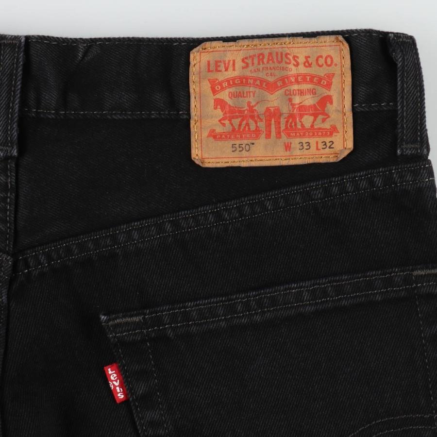 Levi's（リーバイス） 古着 Levi's 550 ブラックデニム テーパード