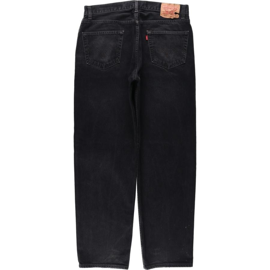 古着 リーバイス Levi's 550 REGULAR FIT ブラックデニム テーパードデニムパンツ メンズw36相当/eaa663168 Levi's（リーバイス） 古着 Levi's 550 REGULAR FIT ブラックデニム