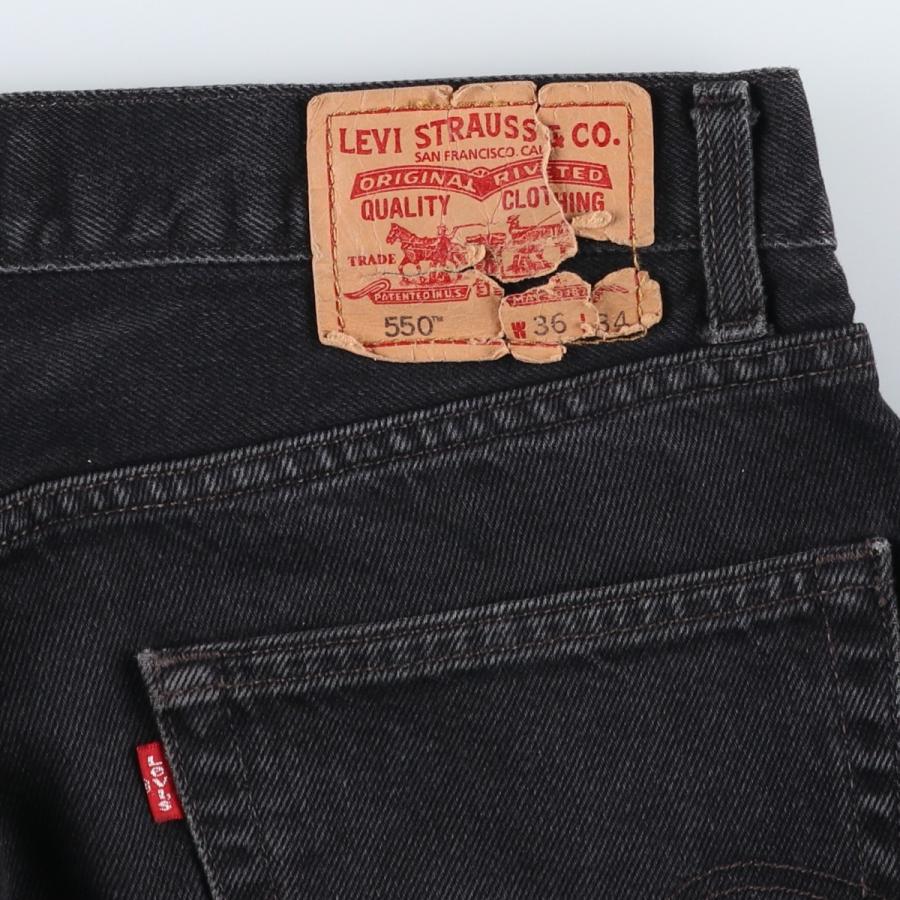Levi's（リーバイス） 古着 Levi's 550 REGULAR FIT ブラックデニム