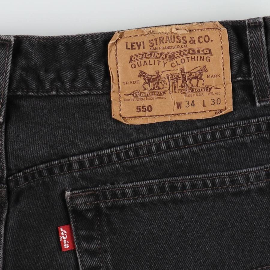 Levi's（リーバイス） 古着 90年代 Levi's 550 RELAXED FIT ブラック