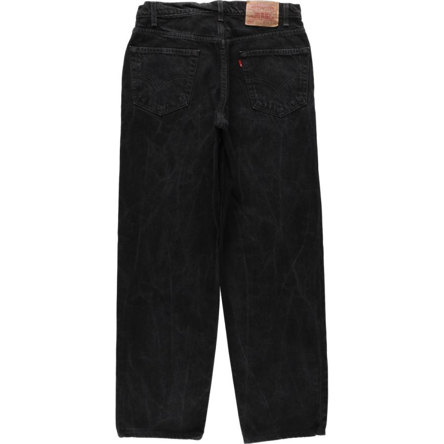古着 90年代 リーバイス Levi's 550 RELAXED FIT ブラックデニム テーパードデニムパンツ メンズw32相当 ヴィンテージ/eaa663198 Levi's（リーバイス） 古着 90年代 Levi's 550 RELAXED FIT ブラック