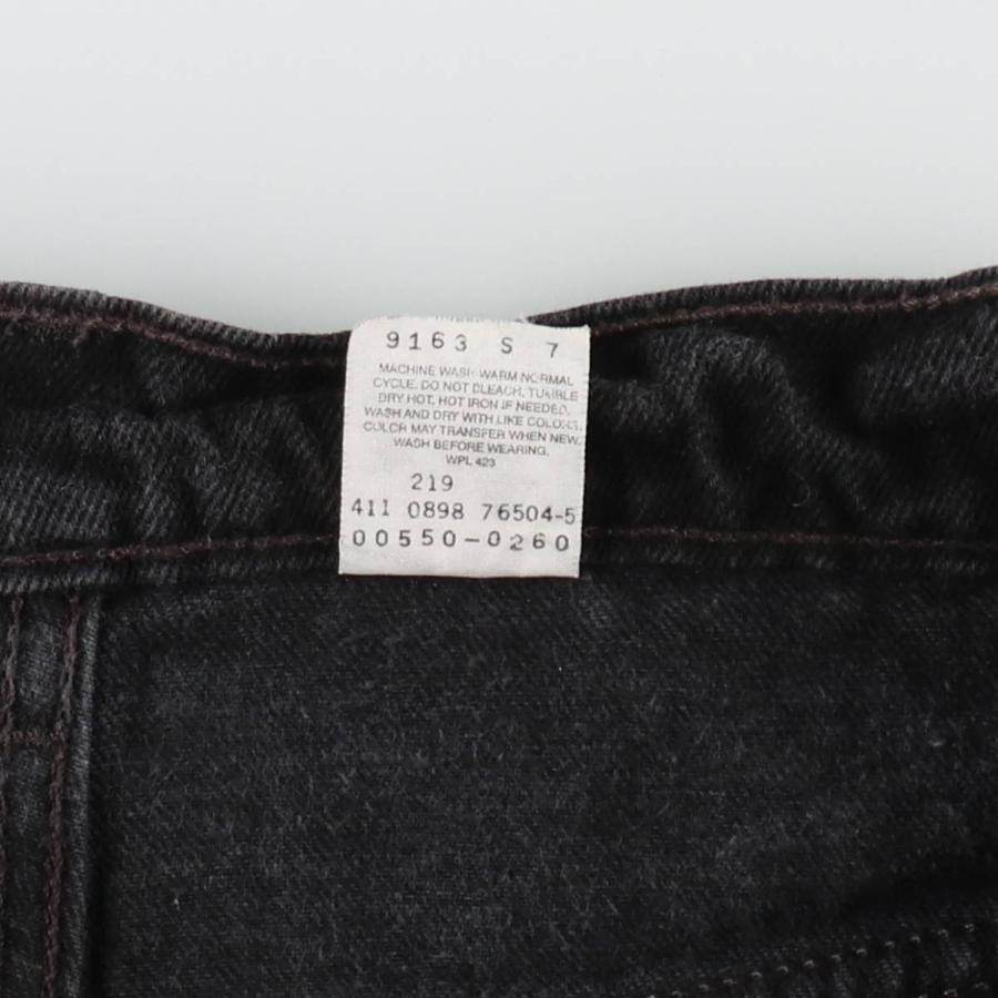 Levi's（リーバイス） 古着 90年代 Levi's 550 RELAXED FIT ブラック