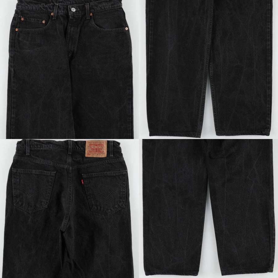古着 90年代 リーバイス Levi's 550 RELAXED FIT ブラックデニム テーパードデニムパンツ メンズw32相当 ヴィンテージ/eaa663198 Levi's（リーバイス） 古着 90年代 Levi's 550 RELAXED FIT ブラック