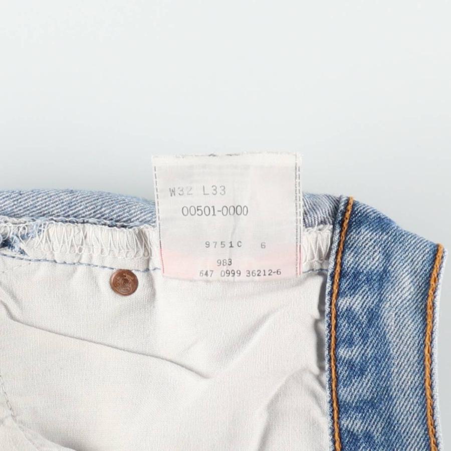 Levi's（リーバイス） 古着 90年代 Levi's 00501-0000 ストレート