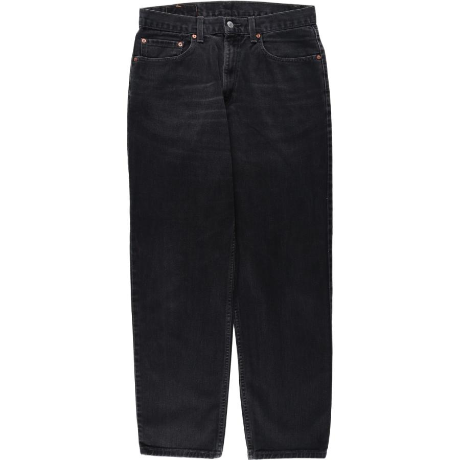 古着 00年代 リーバイス Levi's 550 RELAXED FIT ブラックデニム テーパードデニムパンツ USA製 メンズw33相当/eaa663413 Levi's（リーバイス） 古着 00年代 Levi's 550 RELAXED FIT ブラック