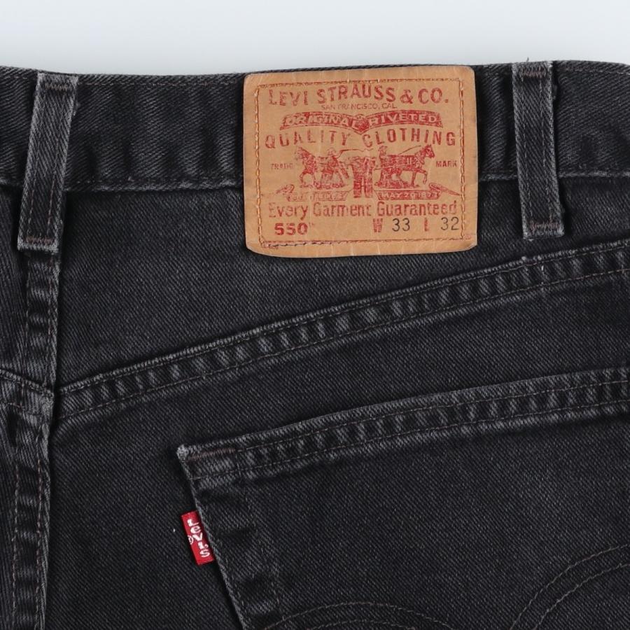 Levi's（リーバイス） 古着 00年代 Levi's 550 RELAXED FIT ブラック