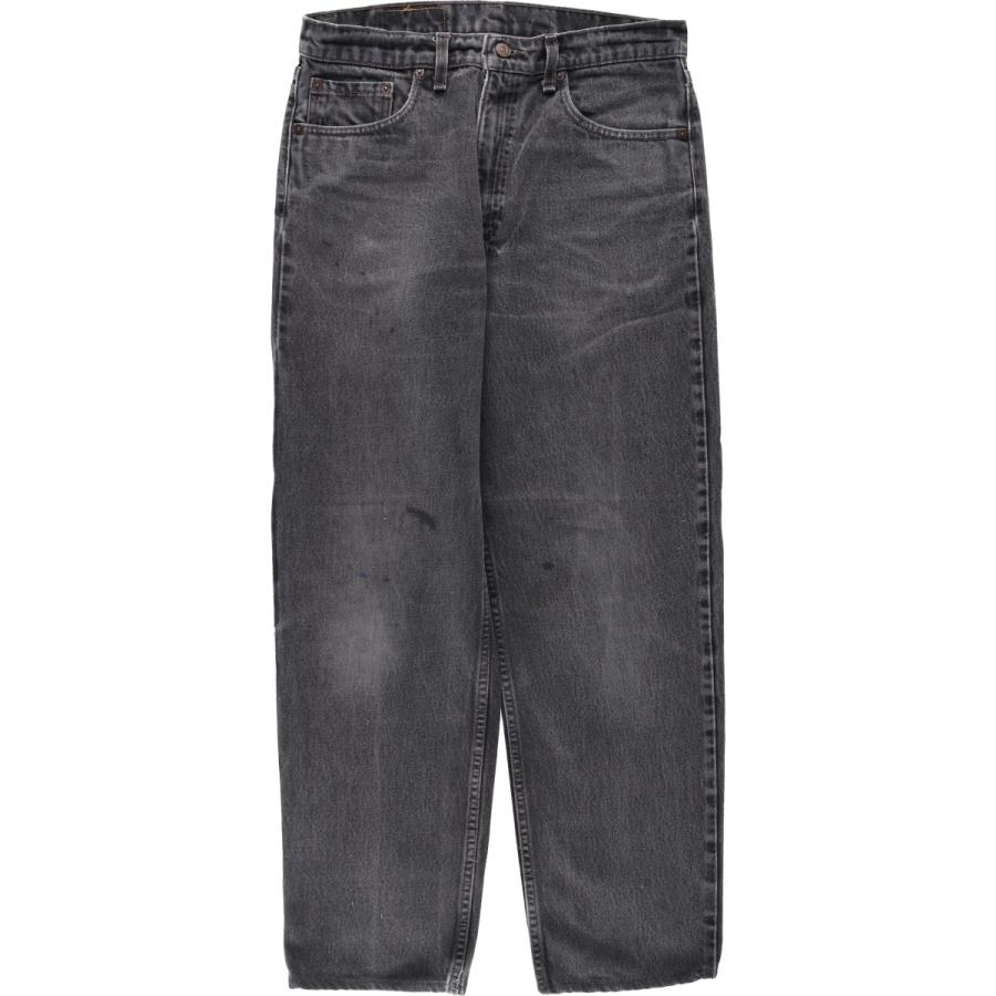 90s USA製 Levi’s 550 ブラックデニムW31L31相当テーパード Levi's（リーバイス） 古着 90年代 Levi's 550 RELAXED FIT ブラック