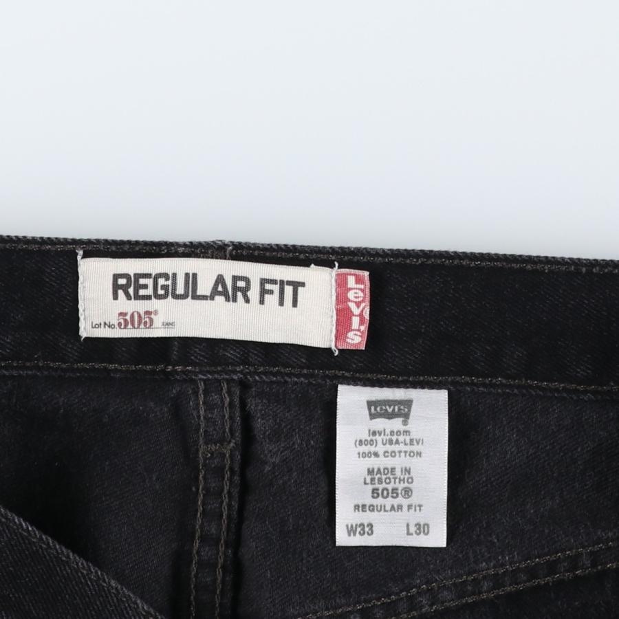 Levi's（リーバイス） 古着 00年代 Levi's 505 REGULAR FIT ブラック