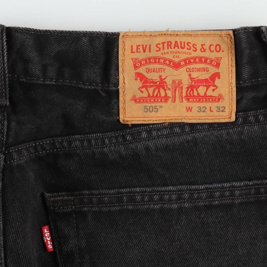Levi's（リーバイス） 古着 Levi's 505 ブラックデニム テーパード