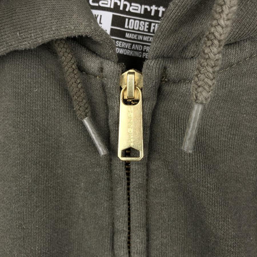 古着 カーハート Carhartt スウェットフルジップパーカー メンズXL相当/eaa664032 Carhartt（カーハート） 古着 スウェットフルジップパーカー メンズXL