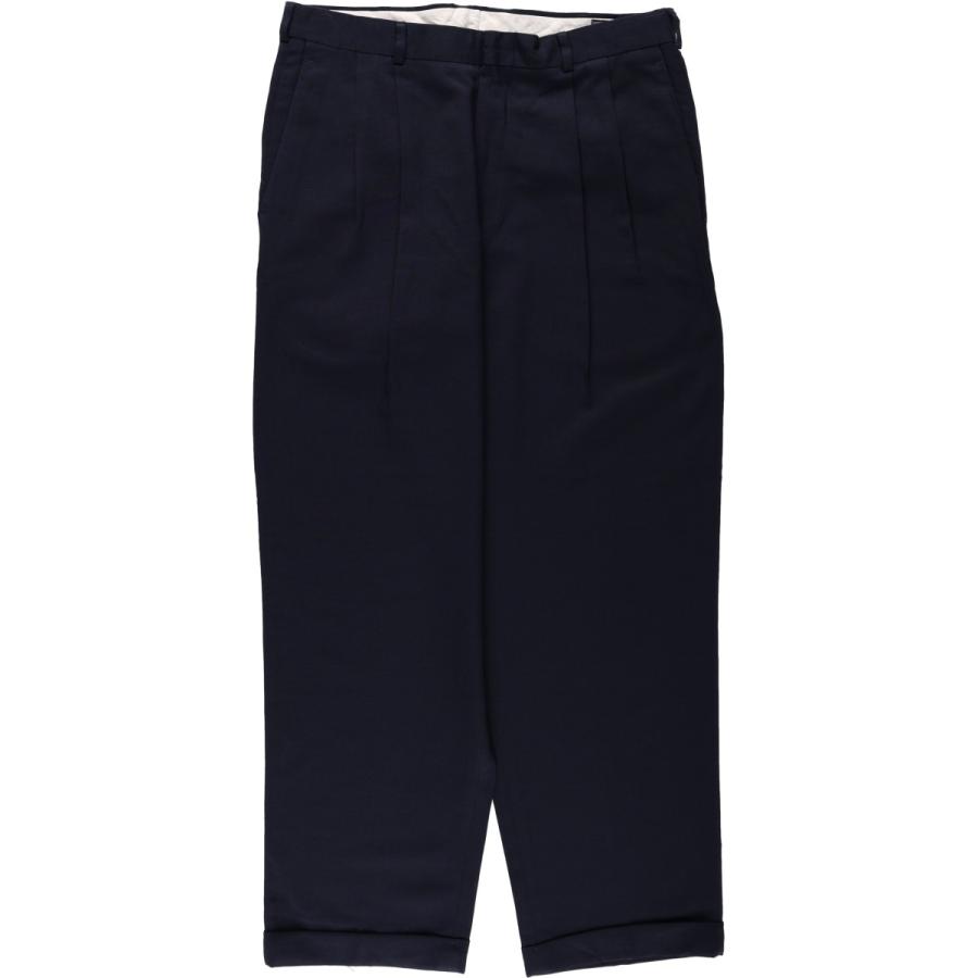 古着 slates ORIGINAL FIT ツータック ウールパンツ スラックス メンズ