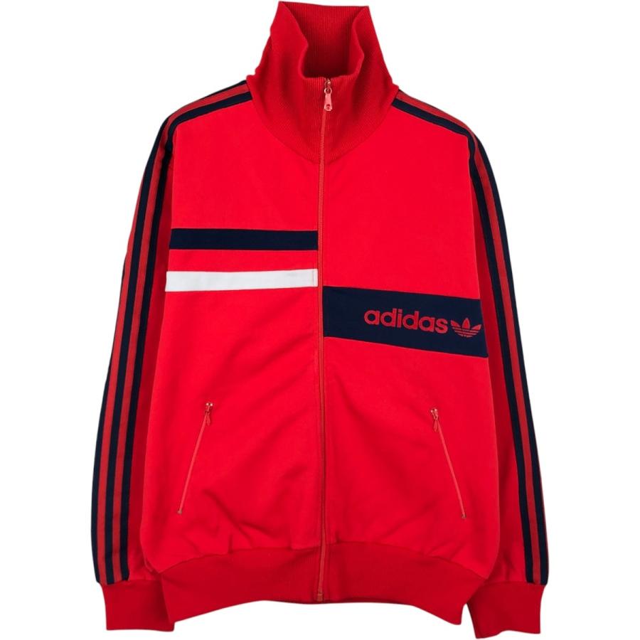 80s  アディダス　トラックジャケット トレフォイルロゴ ジャージ adidas（アディダス） 古着 70~80年代 トレフォイルロゴ ジャージ