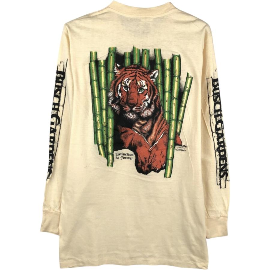 古着 80年代 SIGNAL レオパード柄 ヒョウ柄 ロングTシャツ ロンT USA製