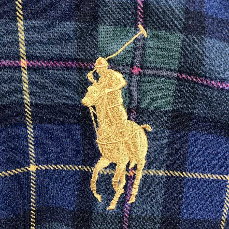 古着 ラルフローレン Ralph Lauren POLO by チェック柄 ビッグポニー