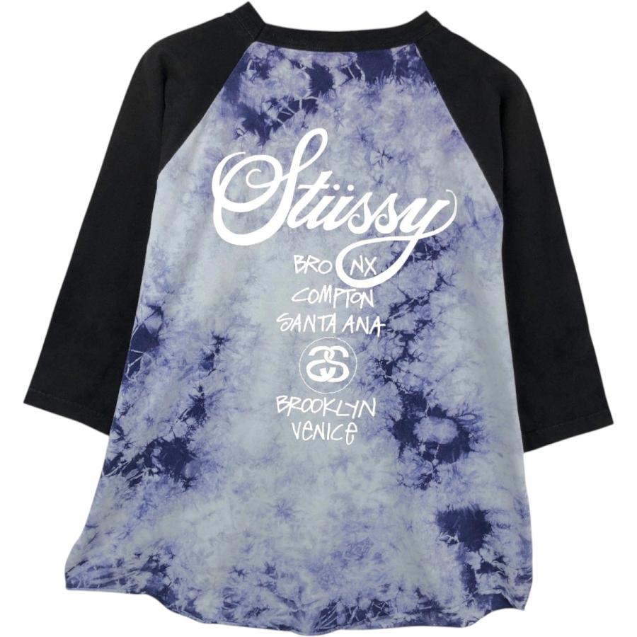 STUSSY（ステューシー） 古着 七分袖 ラグランTシャツ メンズXL相当
