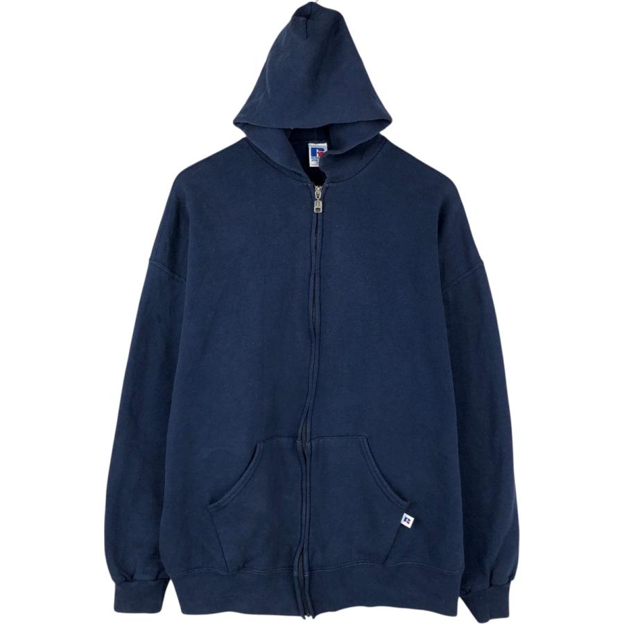 古着 90年代 ラッセル Russell ATHLETIC スウェットフルジップパーカー