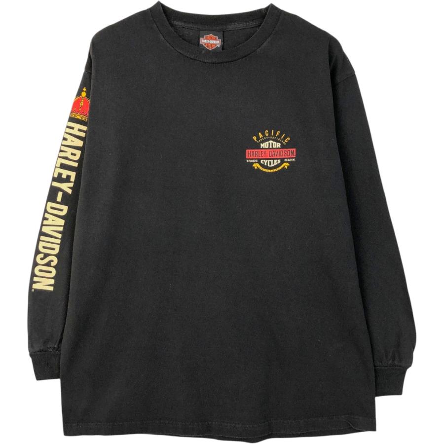 Harley-Davidson ロンT ハーレーT 古着 ハーレーダビッドソン Harley-Davidson モーターサイクル ロングT