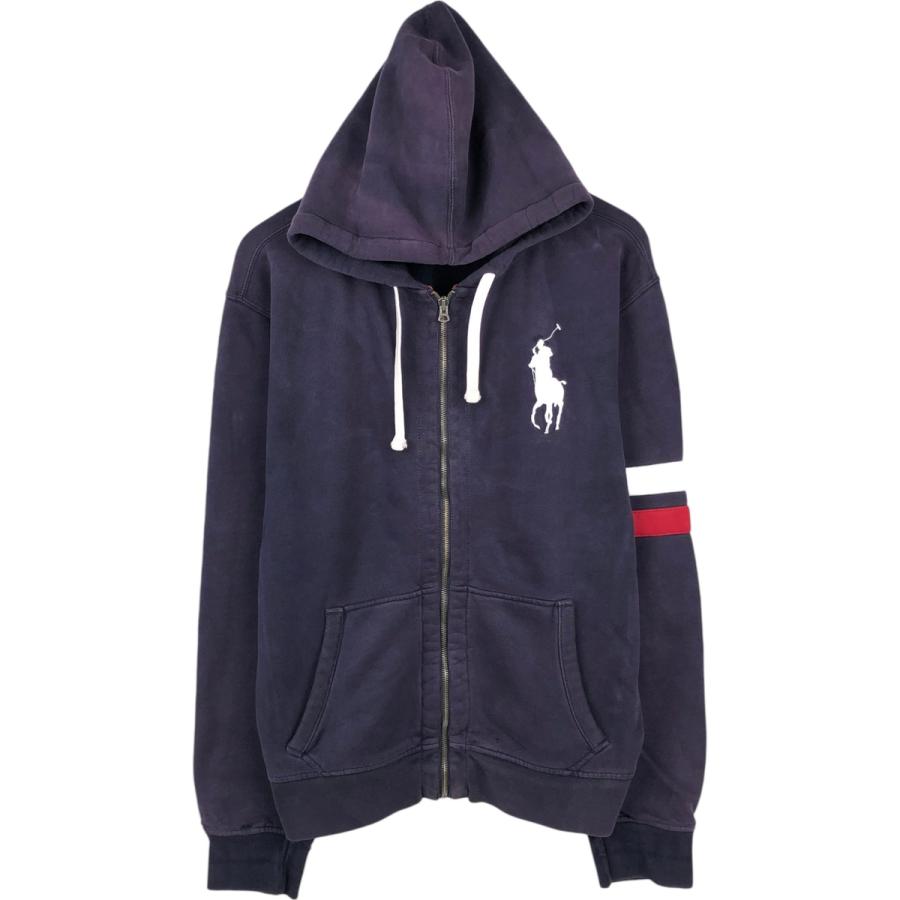 Polo Ralph Lauren ビッグポニー ジップアップ スウェットL 古着 ラルフローレン Ralph Lauren POLO by ビッグポニー スウェット