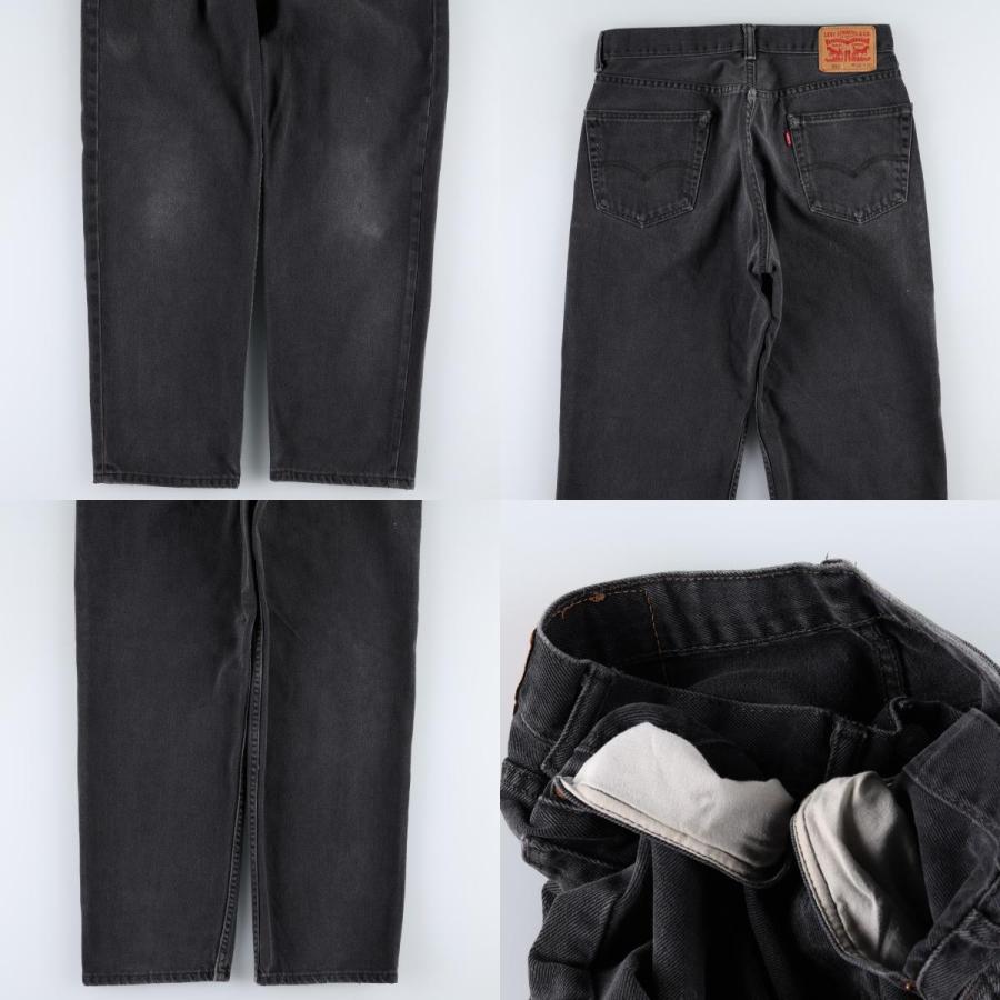 Levi's（リーバイス） 古着 Levi's 550 ブラックデニム テーパード