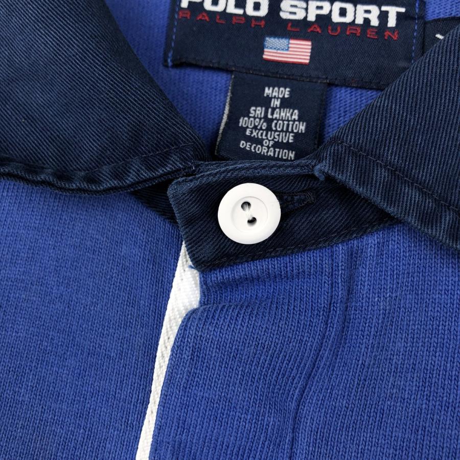 【レア！】POLO SPORT 長袖ポロシャツ XLサイズ 古着 ラルフローレン Ralph Lauren POLO SPORT ポロスポーツ 長袖