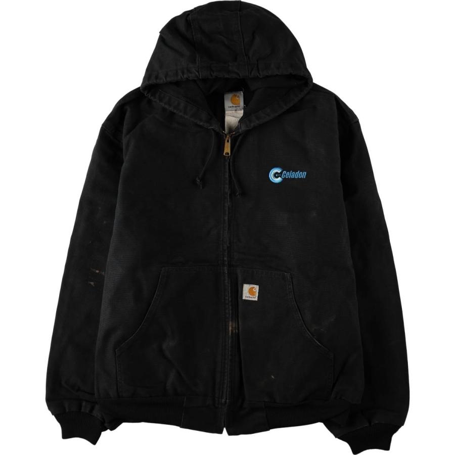 カーハート　アクティブジャケット　XLサイズ 2010年製　ダークグレー Carhartt（カーハート） 古着 アクティブジャケット アドバタイジング