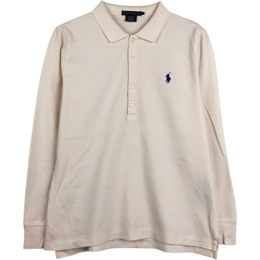 古着 ラルフローレン Ralph Lauren 長袖 ポロシャツ レディースL相当
