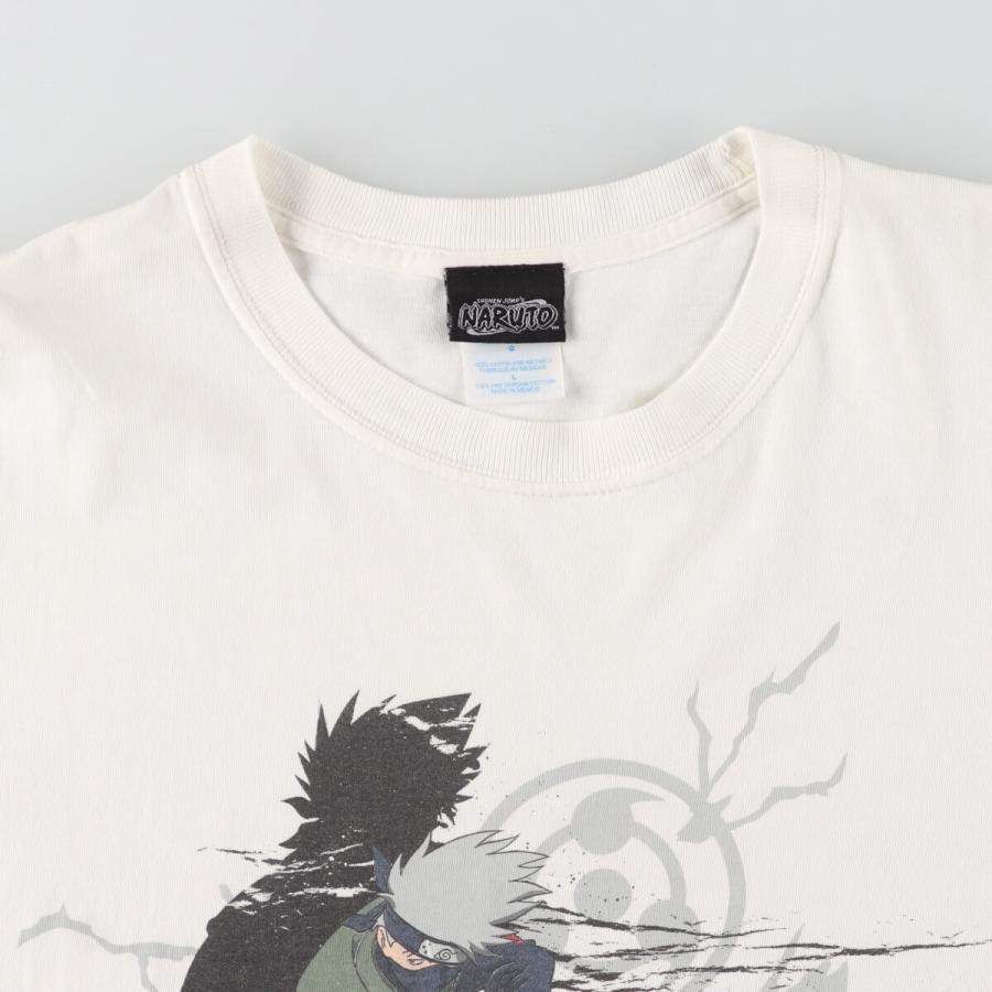 古着 00年代 NARUTO ナルト はたけカカシ アニメ キャラクタープリント  