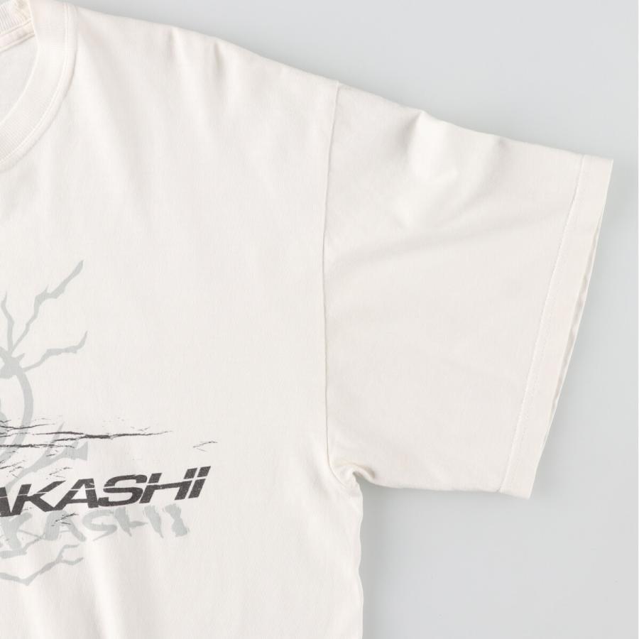 古着 00年代 NARUTO ナルト はたけカカシ アニメ キャラクタープリント 