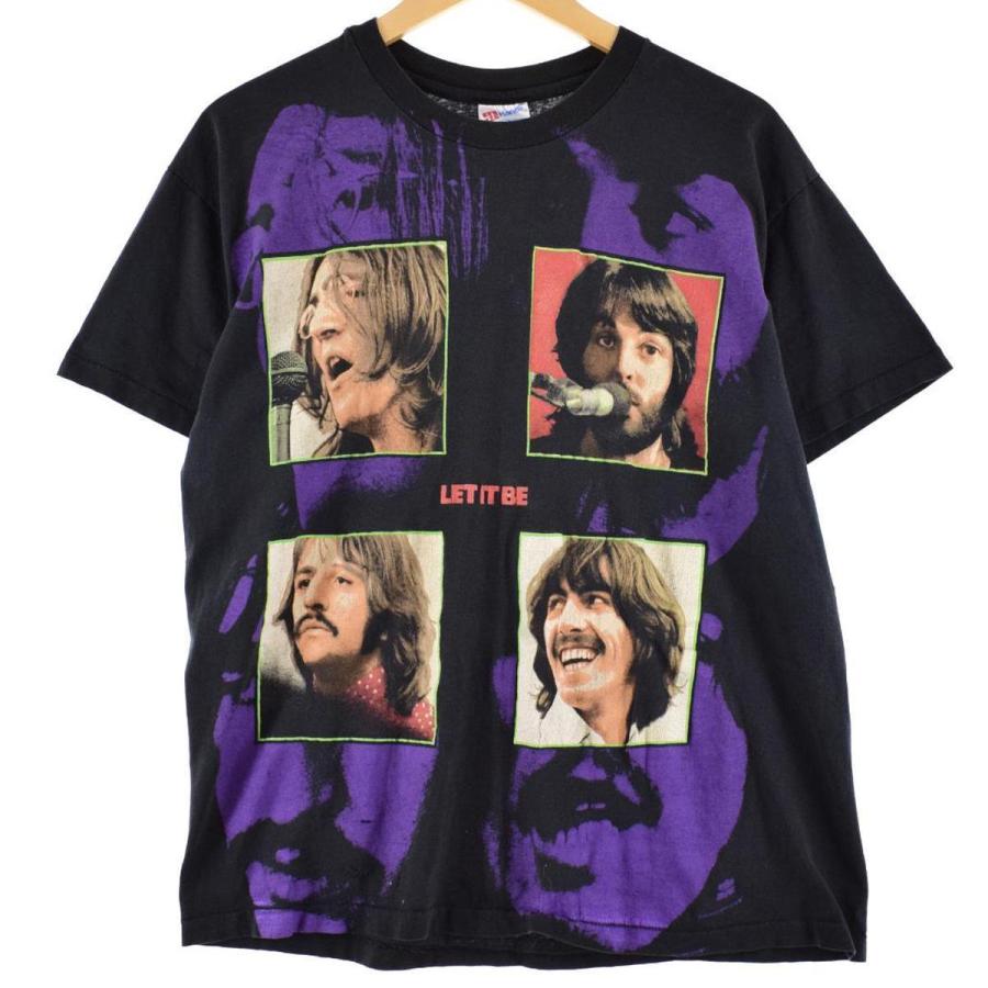 古着 90年代 ヘインズ Hanes THE BEATLES ビートルズ アルバム LET IT