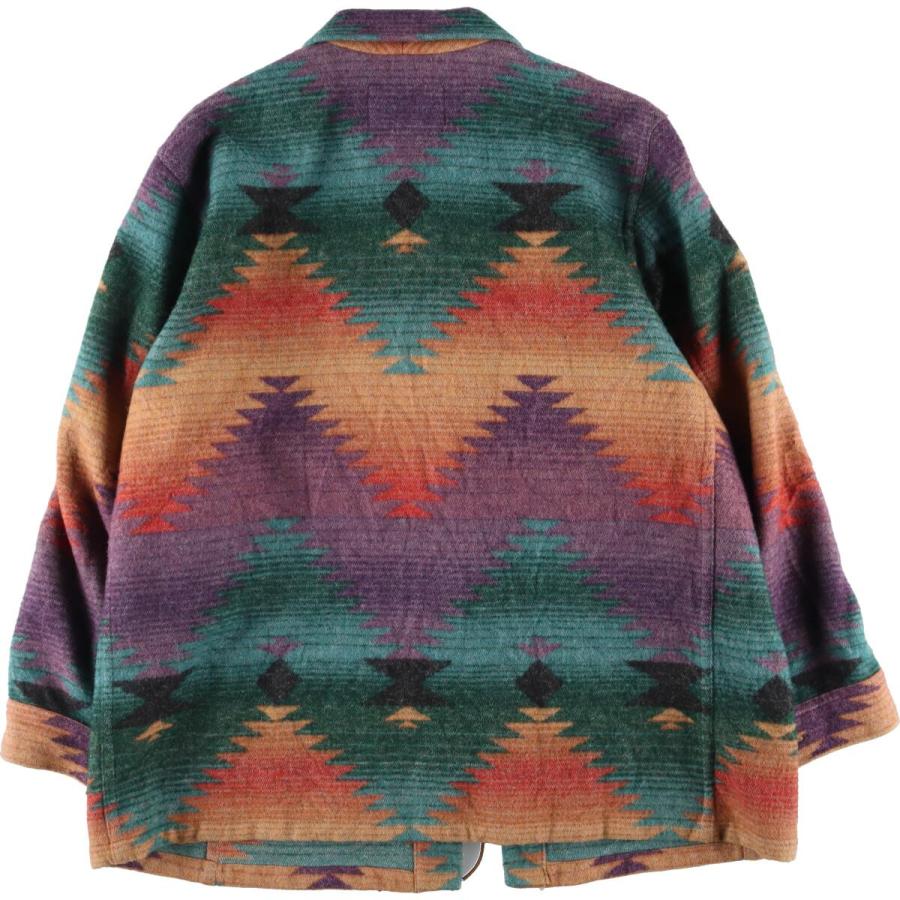 LAUREN ローレン ウールシャツネイティブ柄ジャケット ラルフローレン