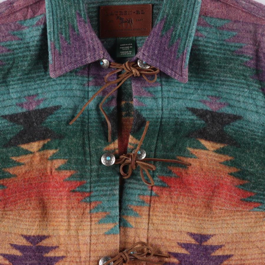 古着 ラルフローレン Ralph Lauren LAUREN ローレン ネイティブ柄 