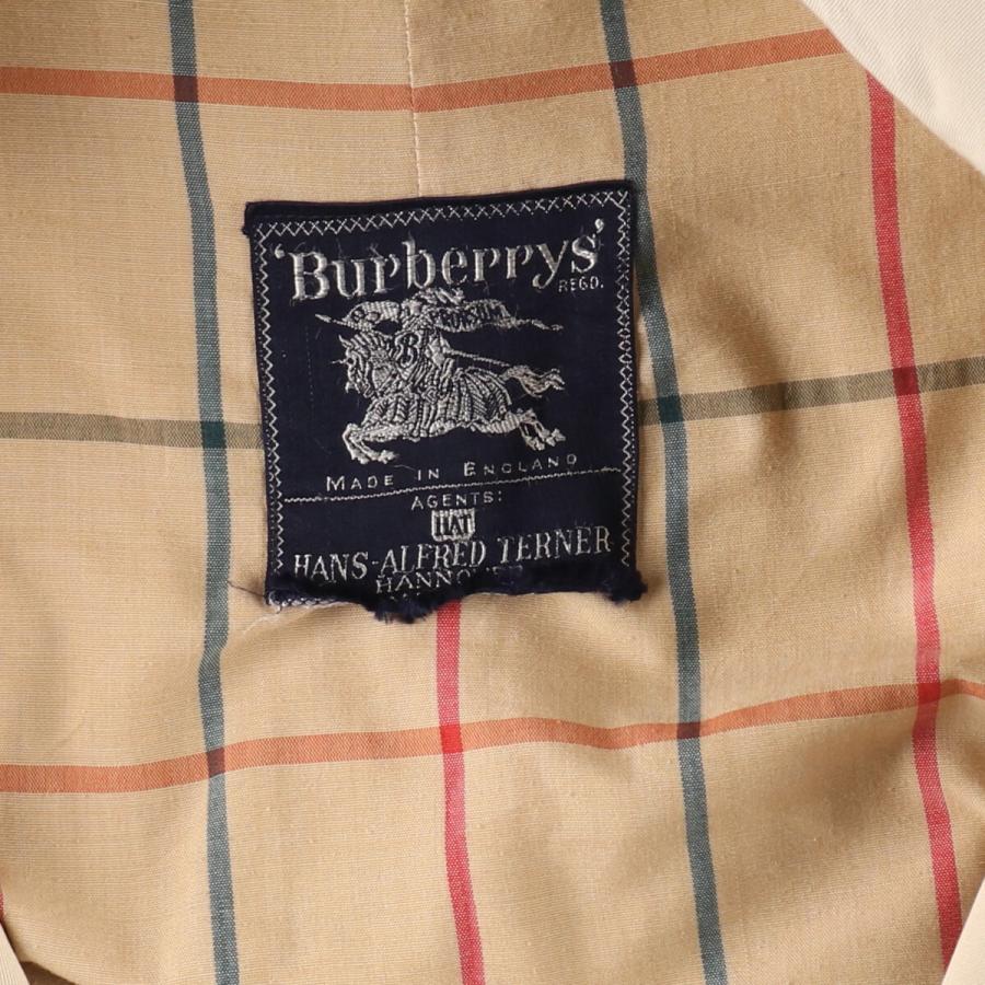 希少80sバーバリーBurberrysバルマカーンコート一枚袖ステンカラー当時物 VTG/USED Burberrys バーバリー ベルテッド バルマカーンコート